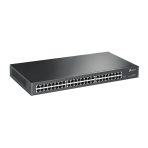 Switch TP-LINK NO Administrable 48 Puertos RJ45 de 10/100/1000Mbps COLOR Negro