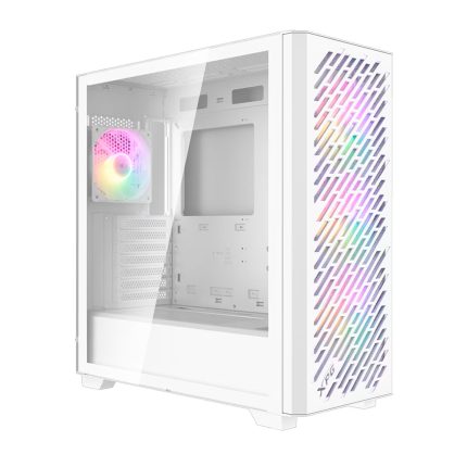 VALOR AIR PRO, Blanco, ATX, 3.5'' x2, 2.5'' x2+2, I/O: I/O:USB-C x1, USB-A x2, Audio HD x1, Reset x1, Power x1, Ventilador ARGB: (Frente x3, Trasero x1), 2 Años de Garantía