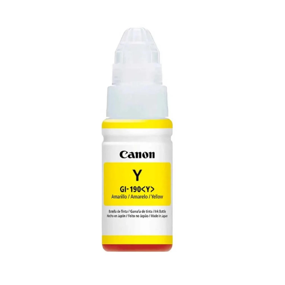 BOTELLA DE TINTA CANON GI-190 YELLOW (7.000 PAG) BOTELLA DE TINTA CANON GI-190 YELLOW (7.000 PAG)