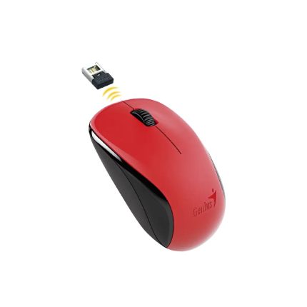 Mouse Inalámbrico GENIUS 2.4 GHz, BlueEye, COLOR Rojo