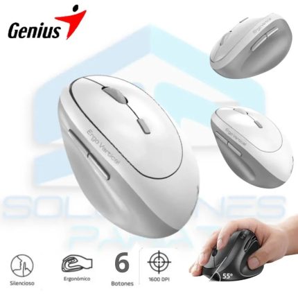 MOUSE INALAMBRICO 8350 WHITE GREY