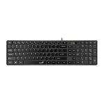 Teclado GENIUS Slimstar 126 QWERTY Numérico COLOR Negro
