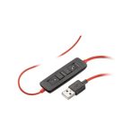 Poly Blackwire 3220 Stereo USB-C Headset +USB-C/A Adapter (Bulk)