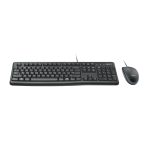 Combo LOGITECH Teclado + Mouse MK120 COLOR Negro