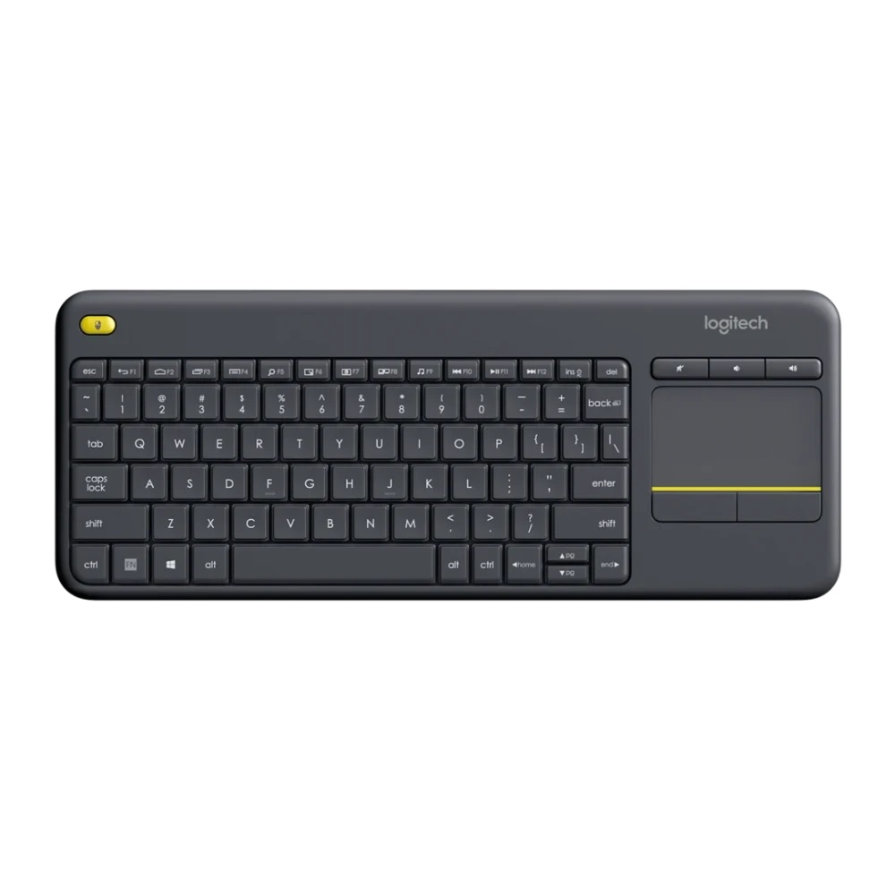 Teclado Inalámbrico LOGITECH K400 Plus Con TouchPad COLOR Negro Teclado Inalámbrico LOGITECH K400 Plus Con TouchPad COLOR Negro