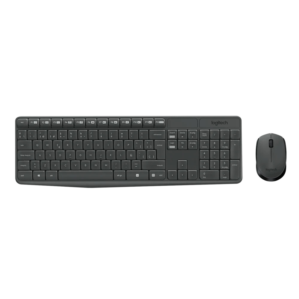 Combo Teclado/Mouse MK235 Logitech Gris Combo Teclado/Mouse MK235 Logitech Gris