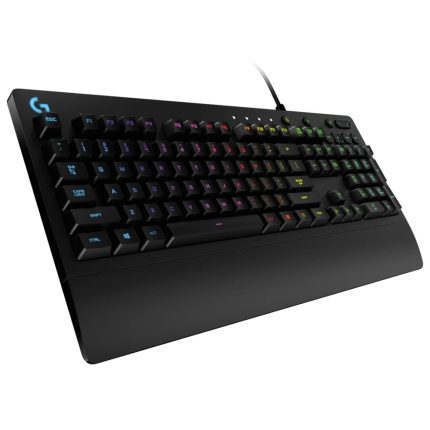 Teclado G213 prodigy logitech gaming ingles alámbrico USB RGB lightsync color negro