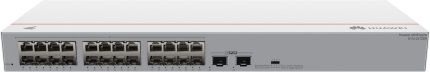 Swicth HUAWEI No administable 24 puertos No PoE S110-24T2SR (24*10/100/1000BASE-T ports, 2*GE SFP ports, AC power)