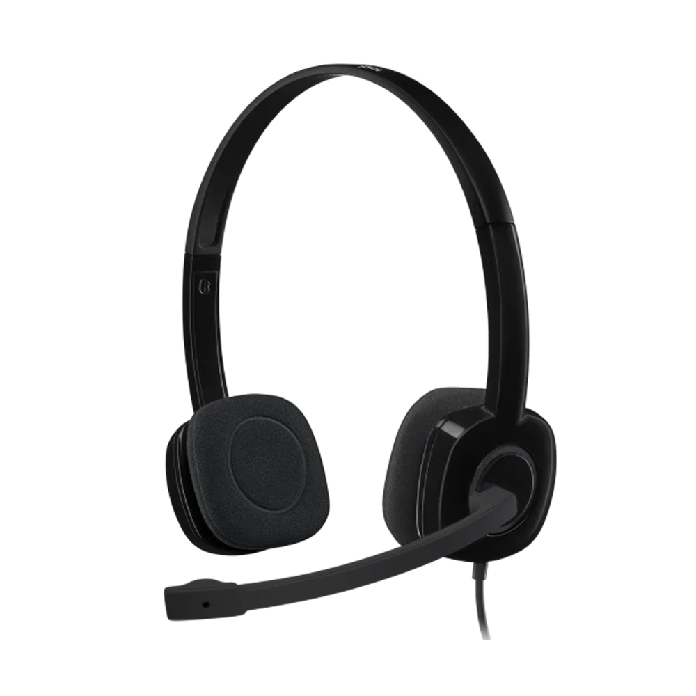 Diadema Estéreo Con Micrófono logitech H151 Negro Diadema Estéreo Con Micrófono logitech H151 Negro