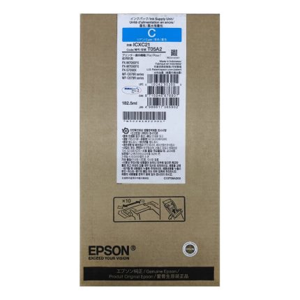 Bolsa de Tinta Epson Cyan T05A200 para WorkForce Pro C878R (Alta Capacidad) (20.000 páginas)