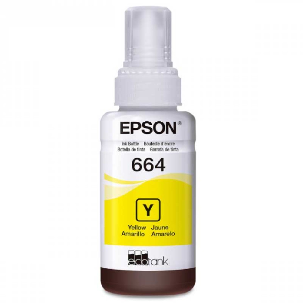 Botella de Tinta EPSON T664420 L200/210/350/355/555 COLOR Amarillo Botella de Tinta EPSON T664420 L200/210/350/355/555 COLOR Amarillo
