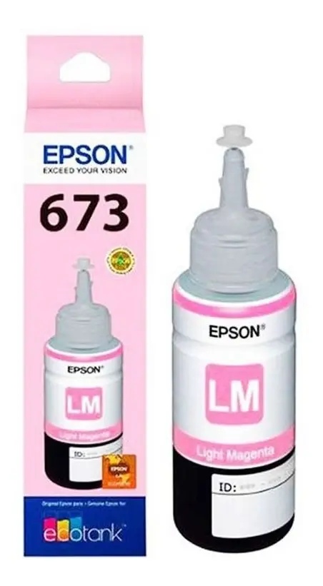 Botella de Tinta EPSON T673620 AL L800/805 COLOR Light Magenta Botella de Tinta EPSON T673620 AL L800/805 COLOR Light Magenta