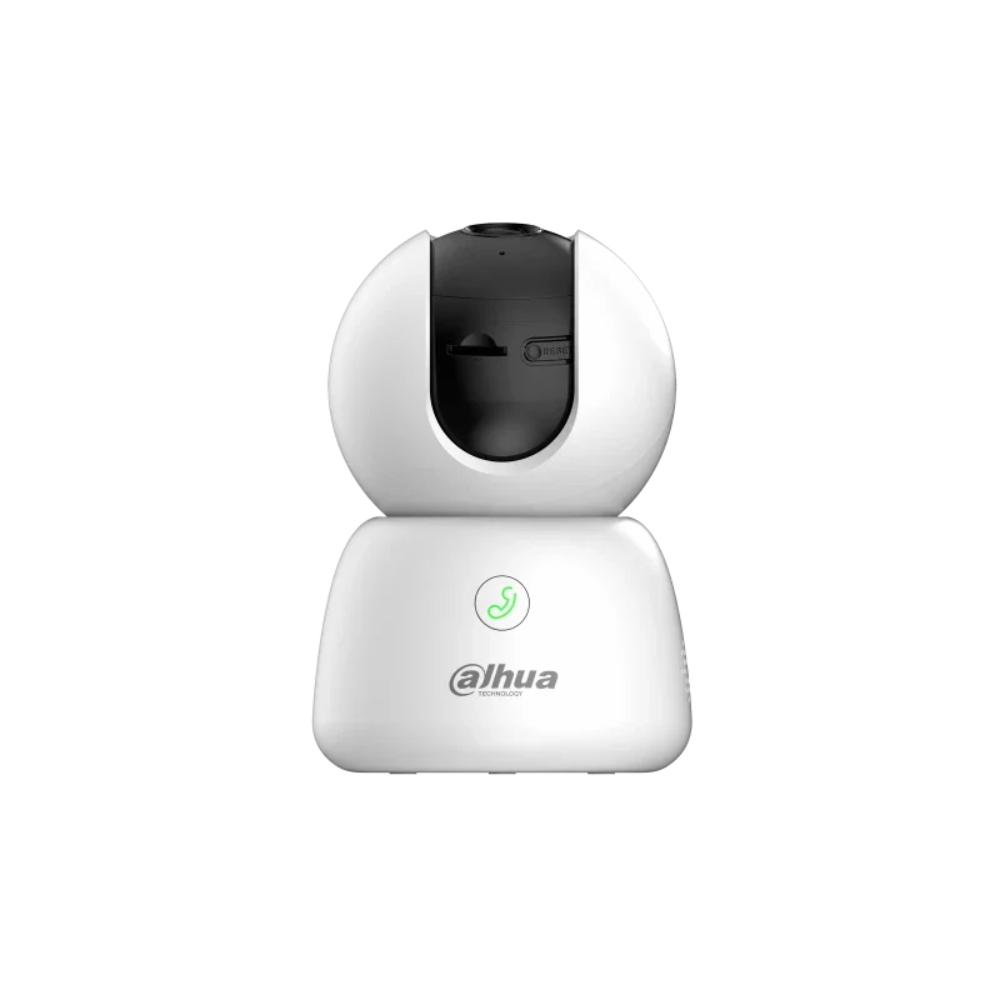 Cámara Dahua Wifi / 5MP / PT / DWDR, IR hasta 10mts, AI Detección Humana y Mascotas, Patrullas (Preset Patrol) Autoseguimiento, Alarma por Sonido Anormal, Boton de Llamada, WIFI 6, Audio vidireccional, Soporta Micro SD hasta 256GB, Gestion desde la App DMSS (Dahua) Cámara Dahua Wifi / 5MP / PT / DWDR, IR hasta 10mts, AI Detección Humana y Mascotas, Patrullas (Preset Patrol) Autoseguimiento, Alarma por Sonido Anormal, Boton de Llamada, WIFI 6, Audio vidireccional, Soporta Micro SD hasta 256GB, Gestion desde la App DMSS (Dahua)