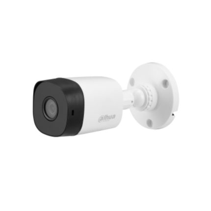 Cámara Dahua tipo bala de focal fija IR HDCVI de 2 MP, Máx. 30 fps a 1080p. Iluminación IR inteligente, 30 m de distancia de iluminación, Lente fija de 2,8 mm, CVI/CVBS/AHD/TVI conmutable, IP67, 12 VCC