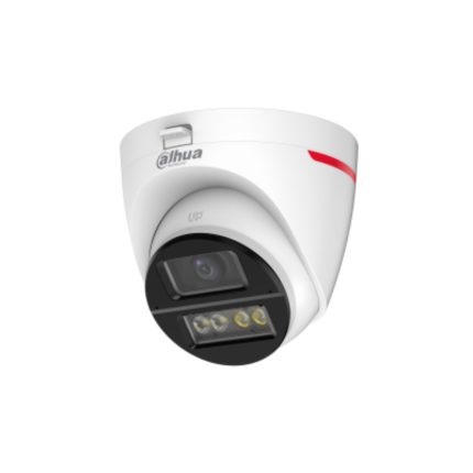 Cámara Análoga Tipo Domo WizColor / Resolución 2MP/ Lente fijo de 2.8 mm / Iluminación inteligente hasta 50m/ Tecnología WizColor/ Micrófono dual integrado/ Protección IP67/ Alimentación 12 VDC