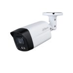 Cámara Dahua Tipo Bala de lente fija 2,8 mm Análoga, 2 MP, Plástica, Sensor 1/2.7, Iluminación IR inteligente, 40m, Full color, DWDR, BLC, rango Pan/Tilt: Pan 0°~360°, Tilt 0°~90° IP67, 12 VCC- Micrófono incorporado