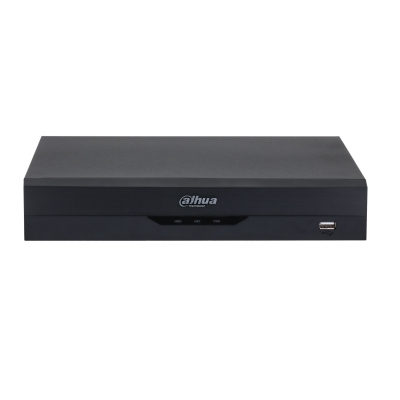 Grabador DVR Penta-brid 4 canales analógicos + hasta 6 IP (DVR)/serie WizSense/Penta-brid/ Compresión de video AI Coding Smart H.265+ y H.265/SMD Plus, Perimeter Protection, Face Recognition, AcuPick distingue humanos y vehículos/ soporta hasta 10 TB 1 bahia/ no incluye DD