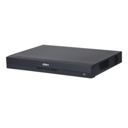 Grabador DVR Penta-brid de 32 canales/ Funciones IA QuickPick 2.0, Perimeter Protection, Face Recognition, SMD Plus, AI Coding/Soporta compresión de video eficiente: Smart H.265+, H.265, Smart H.264+ y H.264/ Audio bidireccional en los 32 canales/ Soporta hasta 16 TB/ 2 bahias/ No incluye DD