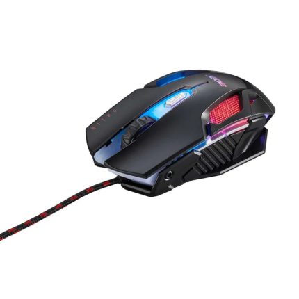 Nitro Mouse NMW105 6400Dpi/Conexión Con Cable / 9 Botones/Diseño ergonomico/Color Black
