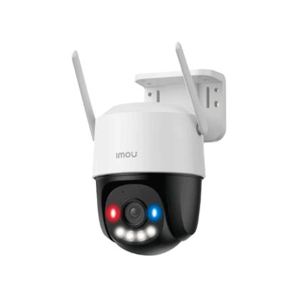 CRUISER SC 5MP IP WIFI, FULL COLOR, LENTE DE 3.6MM, SD HASTA 512GB, DETECCION DE MOVIMIENTO Y HUMANOS, 2 LUCES DE ADVERTENCIA ROJAS Y AZULES, MICRÓFONO Y ALTAVOZ INTEGRADOS, SIRENA DE 110 DB, COMPATIBLE CON WI-FI 6