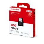 Adaptador de Red Mercusys nano USB inalámbrico N300