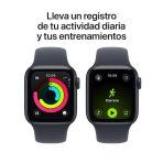 Apple Watch SE 3 GPS 44mm Midnight Aluminium Case with Midnight Sport Band - S/M