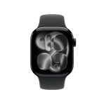 Apple Watch Series 11 GPS 42mm Jet Black Aluminium Case with Black Sport Band - S/M