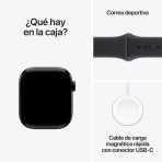 Apple Watch Series 11 GPS 42mm Jet Black Aluminium Case with Black Sport Band - S/M