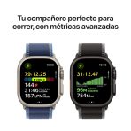 Apple Watch Ultra 3 GPS + Cellular 49mm Natural Titanium Case with Natural Titanium Milanese Loop - Medium