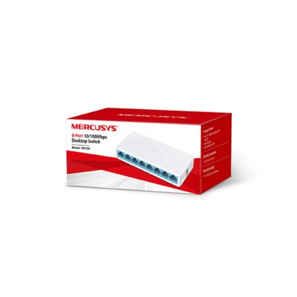 Switch MERCUSYS de Escritorio 8 Puertos COLOR Blanco