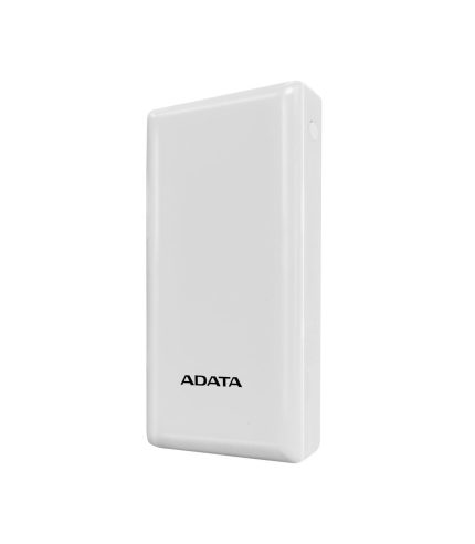 Power Bank 20000mAh Blanca  /2 puertos USB + 1 Puerto Tipo C entrada y Salida + 1 puerto de entrada  micro usb