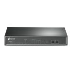 Switch TPLINK de Escritorio de 8 Puertos a 10 / 100Mbps con PoE en 4 Puertos NO Administrable COLOR Negro