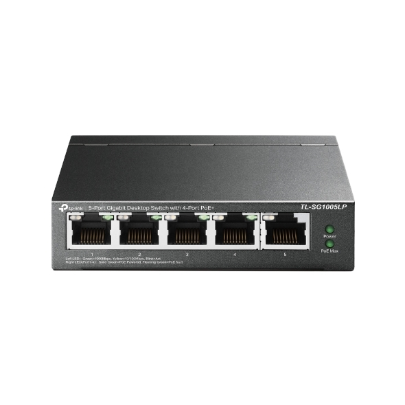 Switch TPLINK PoE de escritorio de 5 puertos Switch TPLINK PoE de escritorio de 5 puertos