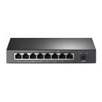 Switch Gigabit de 8 puertos con PoE de 4 puertos COLOR Negro