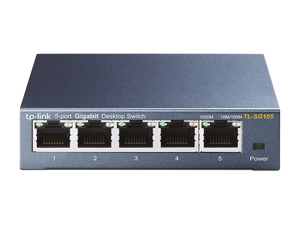 Switch TP LINK NO Administrable 5 Puertos de 10/100/1000Mbps Switch TP LINK NO Administrable 5 Puertos de 10/100/1000Mbps