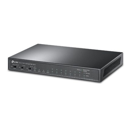 Switch TPLINK de escritorio Gigabit de 8 puertos a 10 / 100Mbps + 3 puertos con PoE + de 8 puertos COLOR Negro