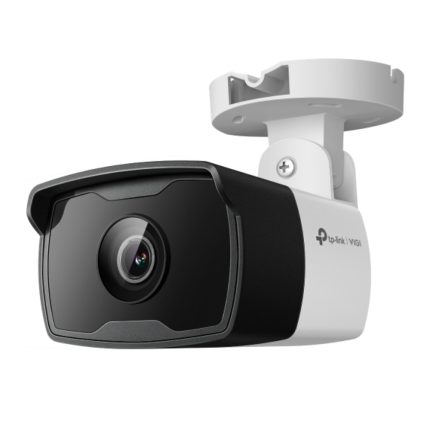 Cámara IP VIGI tipo Bala 4MP. Lente Fijo 4 mm. INCLUYE Detección Inteligente (Clasifica Humanos y Vehículos), Detección de Movimiento, Detección de Intrusión de Área, Detección de Cruce de Línea, Detección de Manipulación de Cámara, Detección de Objeto abandonado, Detección de Remoción de Objetos.