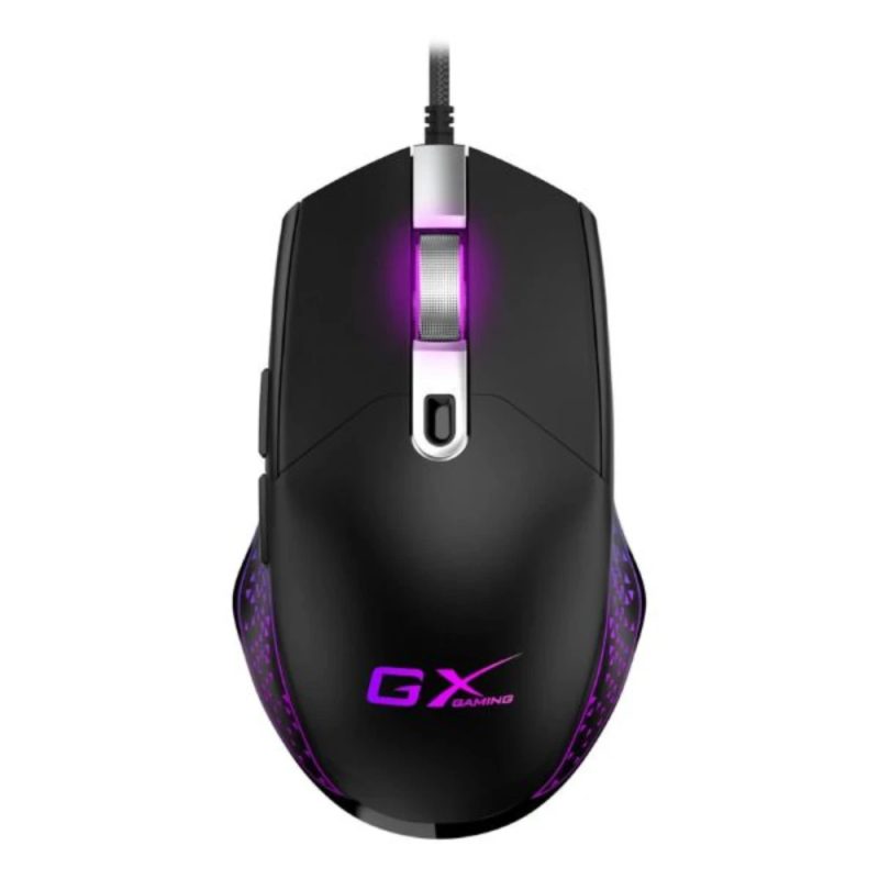MOUSE SCORPION M705 Interfaz/Optico/Resolución (DPI) 800 / 1600(Predeterminado) / 2400 / 3200 / 4800 / 7200/Número de botones6 (izquierda, derecha, botón central con desplazamiento, última/siguiente página/nivel DPI)