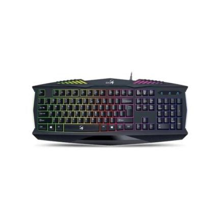 Teclado gamer GENIUS Gx, Iluminación led con 7 colores