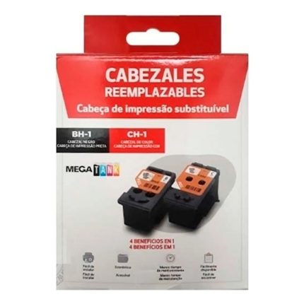 KIT DE CABEZALES CANON BH-10 + CH-10 (NEGROY COLOR)
