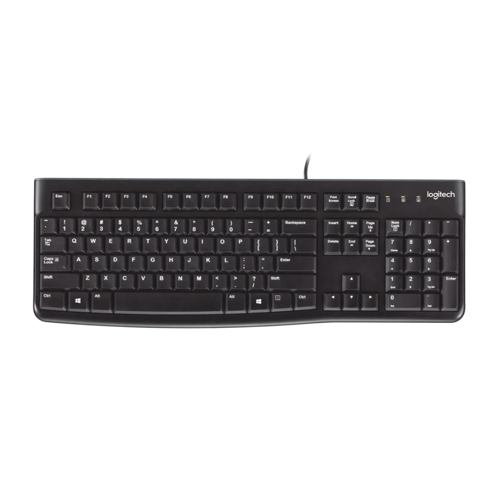 Teclado LOGITECH K120 QWERTY COLOR Negro Teclado LOGITECH K120 QWERTY COLOR Negro
