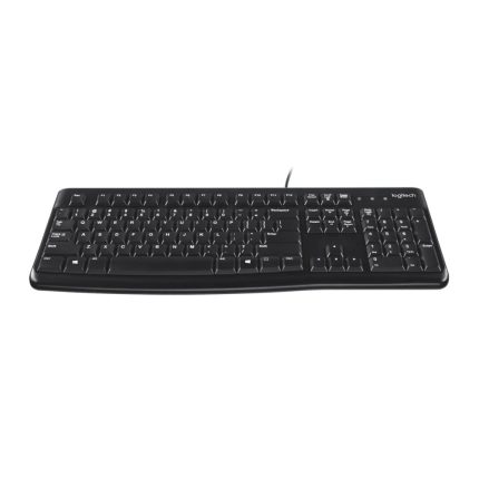 Teclado LOGITECH K120 QWERTY COLOR Negro