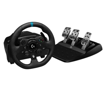 Timón LOGITECH G923 PS4 Gaming Español Timón de Carreras con Pedales USB