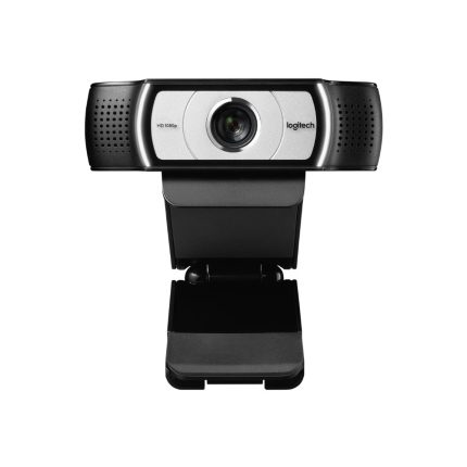 CAMARA WEB C930e BUSINESS Logitech Corporativo USB Full HD 1080 Zoom 4X Compatible Win-Mac Micrófono Autoenfoque Tecnología RightLight Garantía 3Años-NEGRO