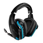 Diadema Logitech G935 Gaming Inalámbrica USB Multiplataforma color negro