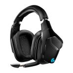 Diadema Logitech G935 Gaming Inalámbrica USB Multiplataforma color negro