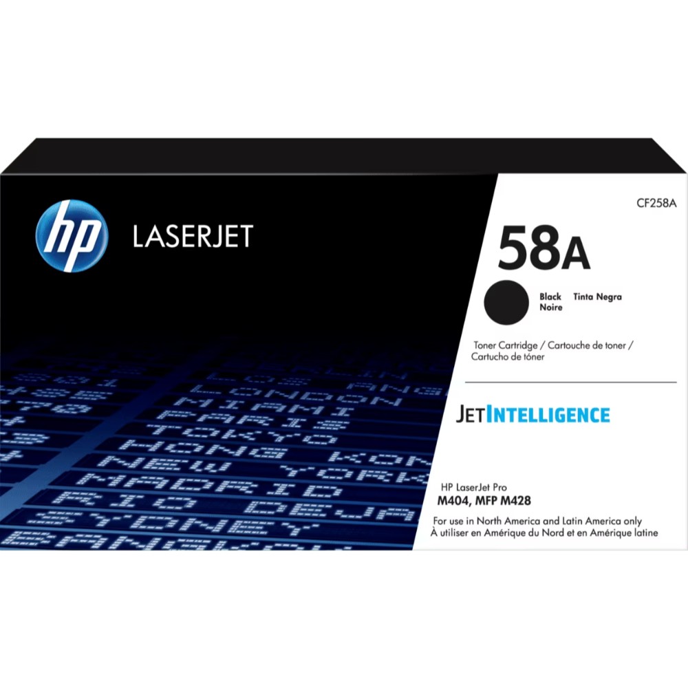 Cartucho de Tóner HP 58A Negro LaserJet Original Cartucho de Tóner HP 58A Negro LaserJet Original