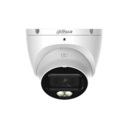 Cámara Análoga Tipo Domo de 5MP Smart dual light/Lente fijo 2.8MM/IR 30m/LED DWDR 3DNR/Con Audio /IP67 Metal