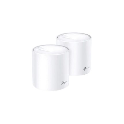 Router TPLINK Sistema WiFi 6 en malla para todo el hogar AX3000 Paquetes de dos