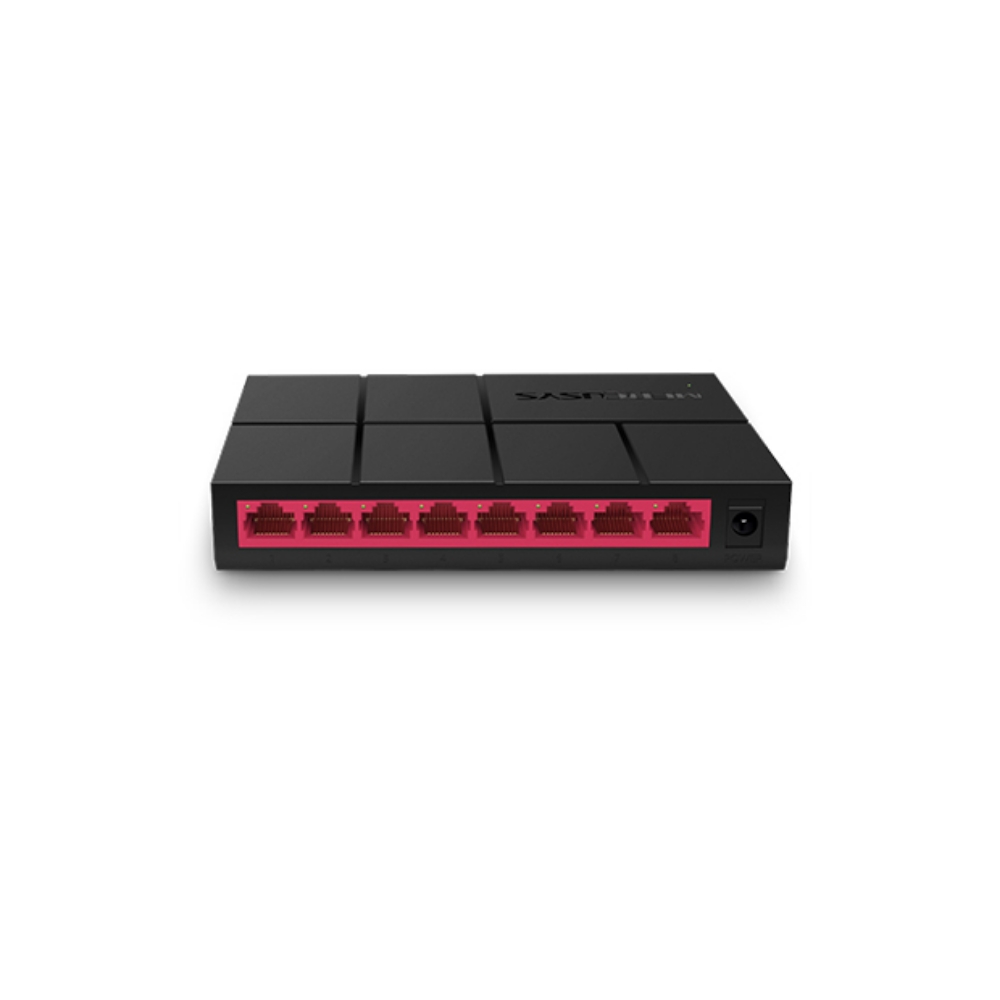 Switch MERCUSYS de Escritorio de 8 Puertos Gigabit, Caja Plástica Switch MERCUSYS de Escritorio de 8 Puertos Gigabit, Caja Plástica